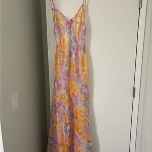 Lulu's Multicolor Floral Maxi Dress